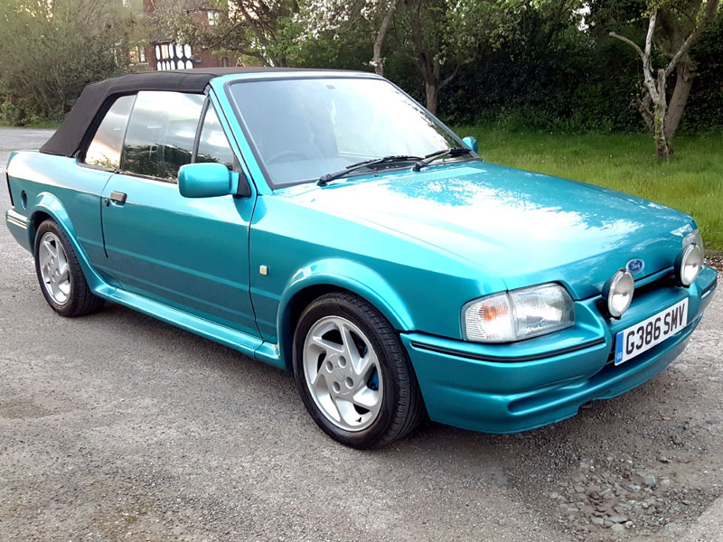 Lot 4 - 1990 Ford Escort 1.6i Cabriolet
