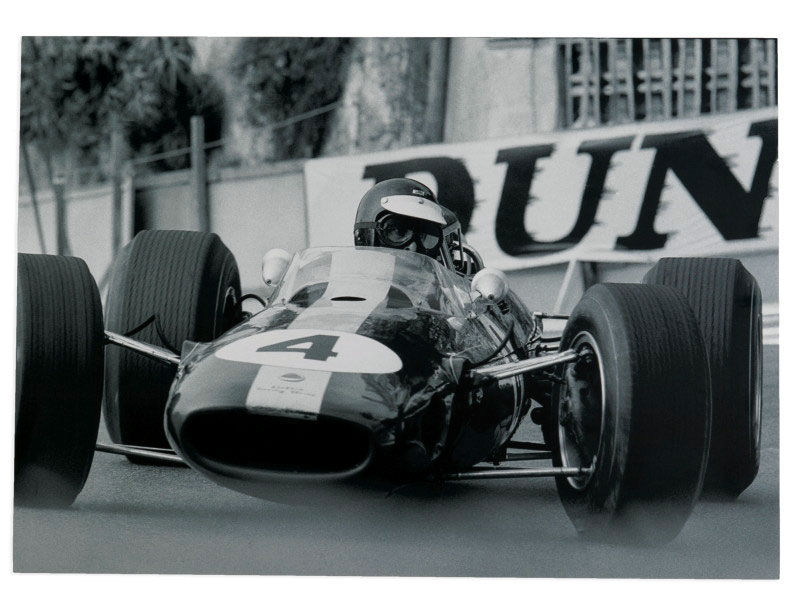 Lot 423 - 'Jim Clark at Monaco' Wall Sign